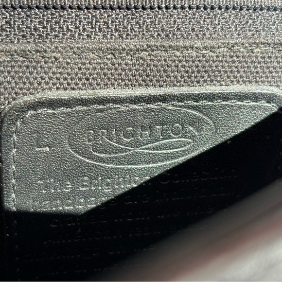 VTG‎ Brighton Leather Crossbody Bag with Horse Embellishment and Braided Strap - Picture 6 of 16